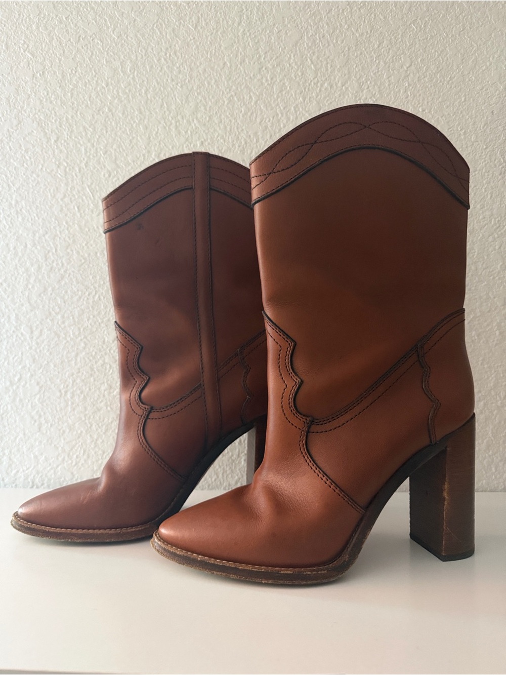 Authentic Saint Laurent Kate Leather Boots